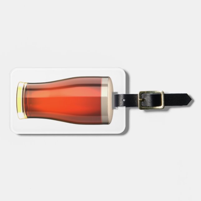 Wirkliches Ale-Bier Gepäckanhänger (Vorderseite horizontal)