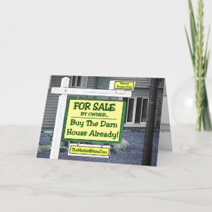 Wirkliches Anwesen-Absacken. .BUY das VERFLIXTE Karte