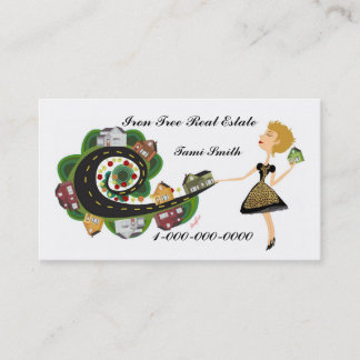 Wirkliches Anwesen-Geschäft Visitenkarte
