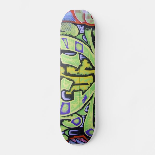 Wirkliches Graffiti-Skateboard Skateboard (Vorderseite)