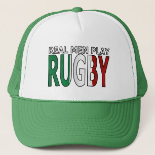 Wirkliches Mann-Spiel-Rugby Italien Truckerkappe