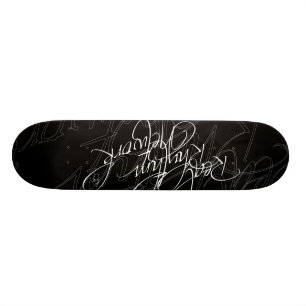 Wirkliches Rhythmus-Logo Skateboard