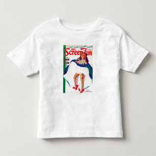 Wirkliches Schirm-Spaß-Titelseite3 Kleinkind T-shirt