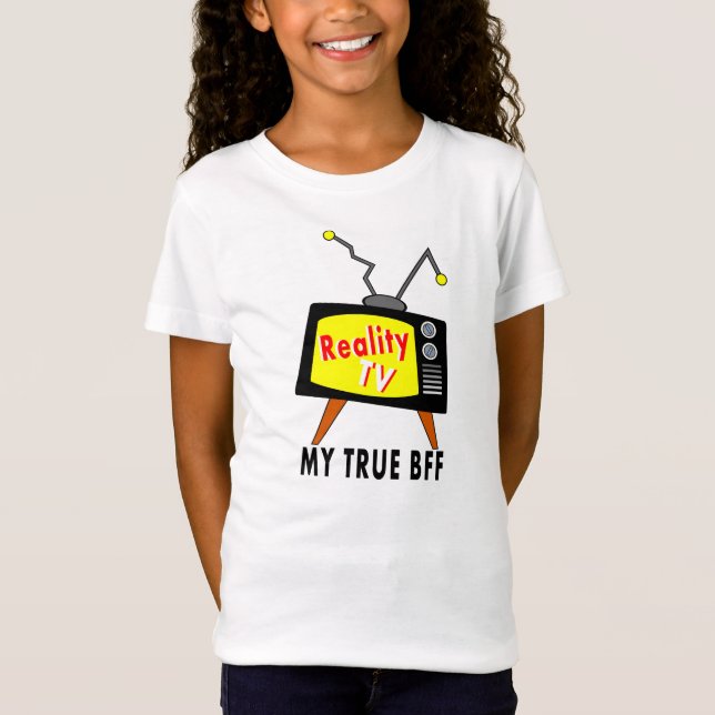Wirklichkeit Fernsehen meine FREUNDIN-altmodischen T-Shirt (Vorderseite)