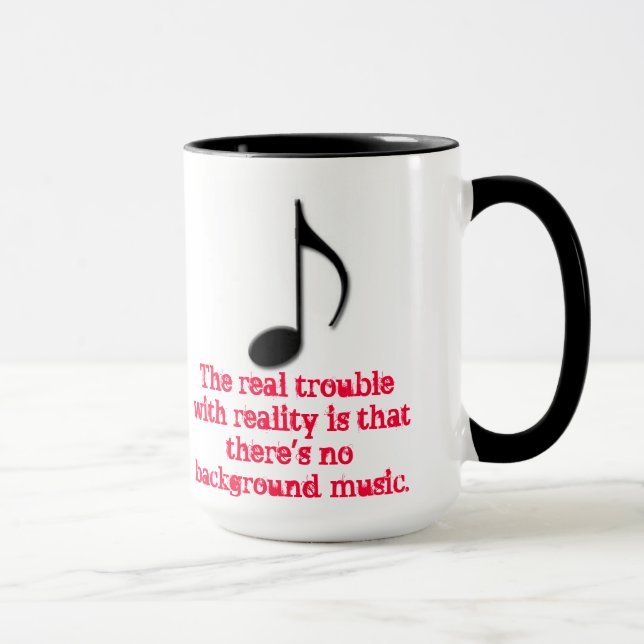 Wirklichkeits-Tasse Tasse (Rechts)