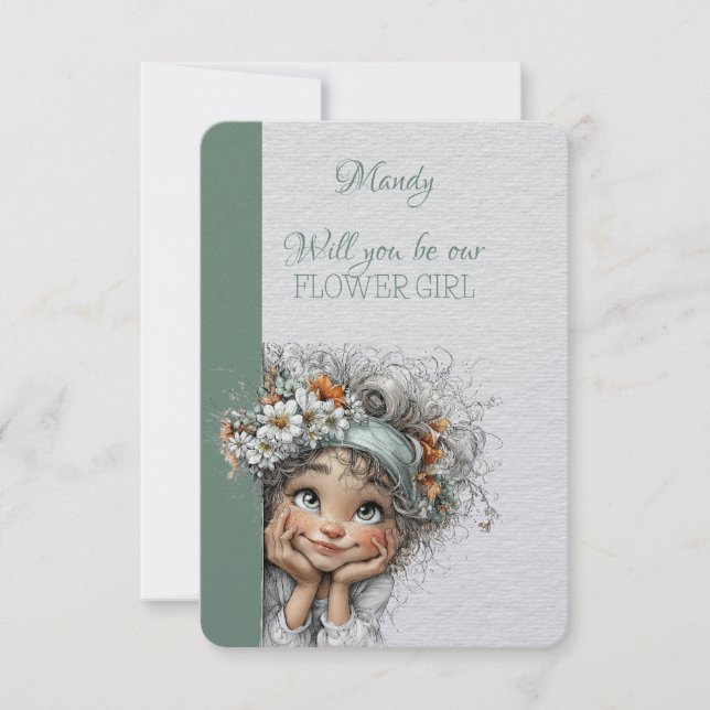 Wirst du mein Blumenmädchen sein (Vorderseite)