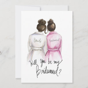 Wirst du mein BM sein? Dk Br Bun Bride Dk Br Bun H Dankeskarte