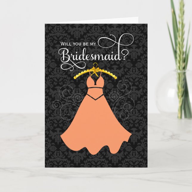 Wirst du mein Bridesmaid-Päpst sein? Einladung (Vorderseite)