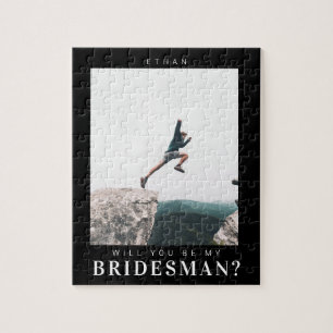 Wirst du mein Bridesman sein? Minimalistisches mod Puzzle