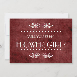 Wirst du mein Mädchen sein? Einladung