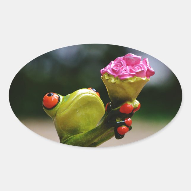 Wirst du mein... ovaler aufkleber (Vorderseite)