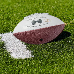 Wirst du mein Ringträger-Vorschlag sein Football