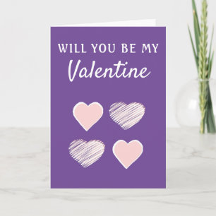 Wirst du mein Valentinsgruß zum Valentinstag sein Feiertagskarte