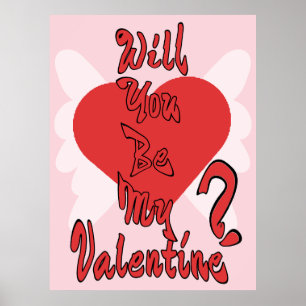 Wirst du mein Valentinstag sein? Poster
