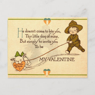 Wirst du mein Valentinstag sein? Postkarte