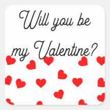 Wirst du mein Valentinstag sein? Spielerei rote He