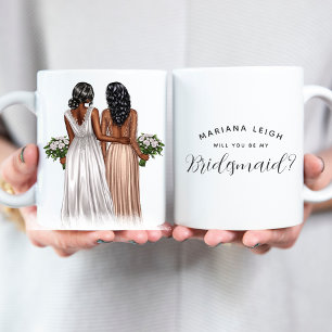 Wirst du meine Brautjungfer sein? Girls In Gowns C Kaffeetasse