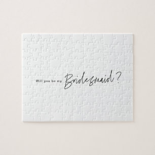 Wirst du meine Brautjungfer sein? Moderne Vorschla Puzzle