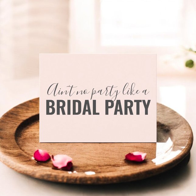 Wirst du meine Bridesmädchen sein, die das sonnige Einladungspostkarte (Von Creator hochgeladen)