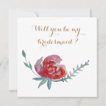 Wirst du meine Bridesmaid-Karte sein?