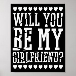 Wirst du meine Freundin sein, Valentinstag Poster