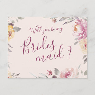 Wirst du meine Hochzeitsfrau sein Romantischer Gar Einladung