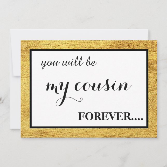 Wirst du meine Junior-Brautjungfrau sein? Einladung (Vorderseite)