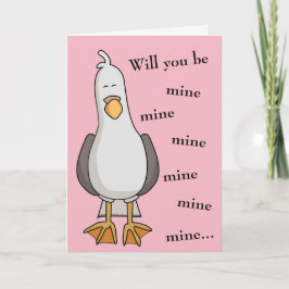 Wirst du meine sein? Valentinkarte Feiertagskarte