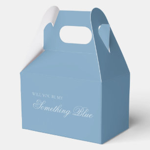 Wirst du meine Something Blue Proposal Box sein Geschenkschachtel