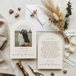 Wirst du meine Trauzeugin? Fotokarten-Antrag Einladung