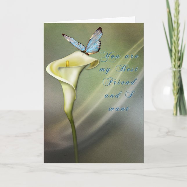 Wirst du meine Trauzeugin sein? Einladung (Vorderseite)