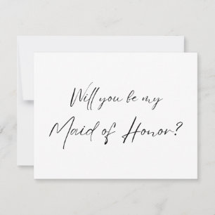 Wirst du meine Trauzeugin sein? Trauzeuginnen Antr RSVP Karte