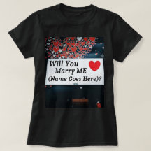 Wirst du mich heiraten (Du kannst den Namen hinzuf
