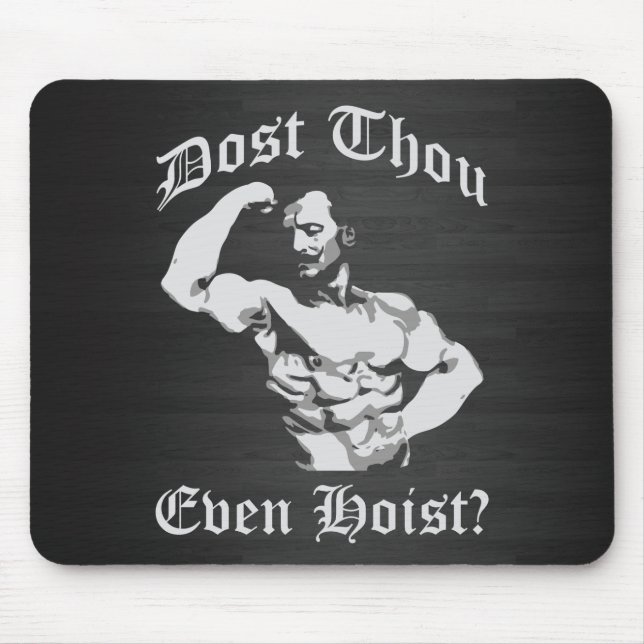 Wirst du überhaupt empfangen? Eugen Sandow - Bodyb Mousepad (Vorne)