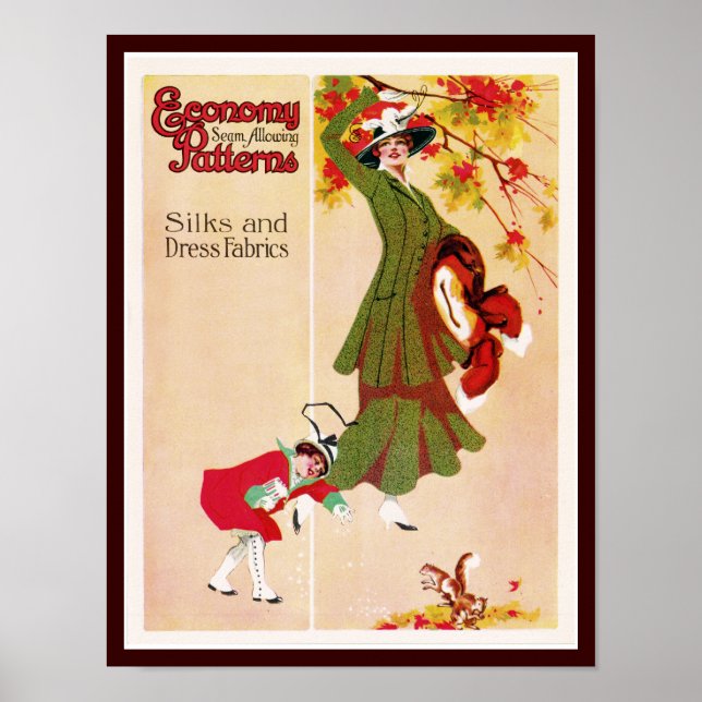 Wirtschaftliche Muster Poster (Vorne)