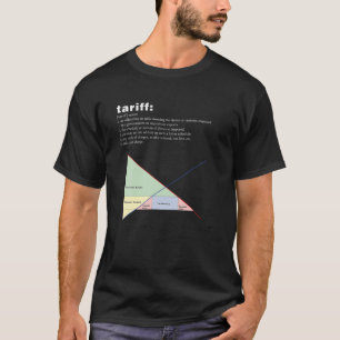 Wirtschaftliches Zolltarifschema T Shirt