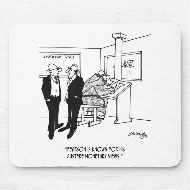 Wirtschafts-Cartoon 3996 Mousepad (Vorne)