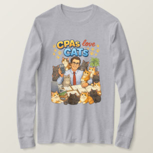 Wirtschaftsprüfer lieben Katzen T-Shirt