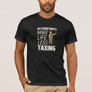 Wirtschaftsprüfer machen den T - Shirt für das Leb