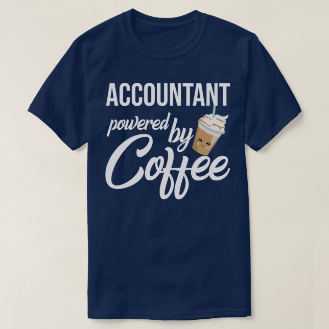 Wirtschaftsprüfer mit Kaffeegenuss-Geschenkidee T-Shirt (Design vorne)