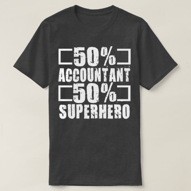 Wirtschaftsprüfer Superhero T-Shirt (Design vorne)