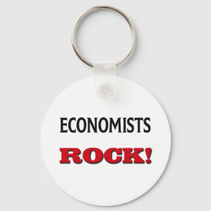 Wirtschaftswissenschaftler-Felsen Schlüsselanhänger
