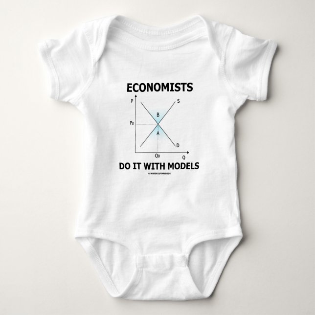 Wirtschaftswissenschaftler tun es mit Modellen Baby Strampler (Vorderseite)
