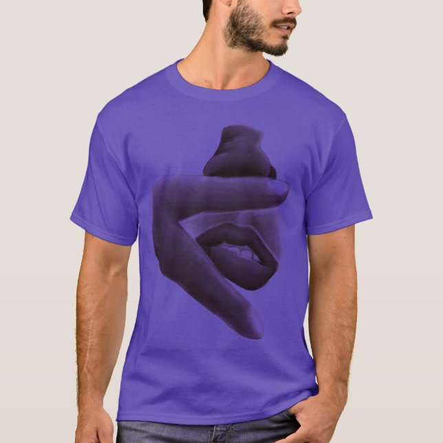 Wisch dir die Nase lustig T-Shirt (Vorderseite)