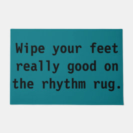 Wischen Sie Ihre Füße wirklich gut auf der Fußmatte