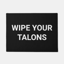 Wischen Sie Ihre Talons ab