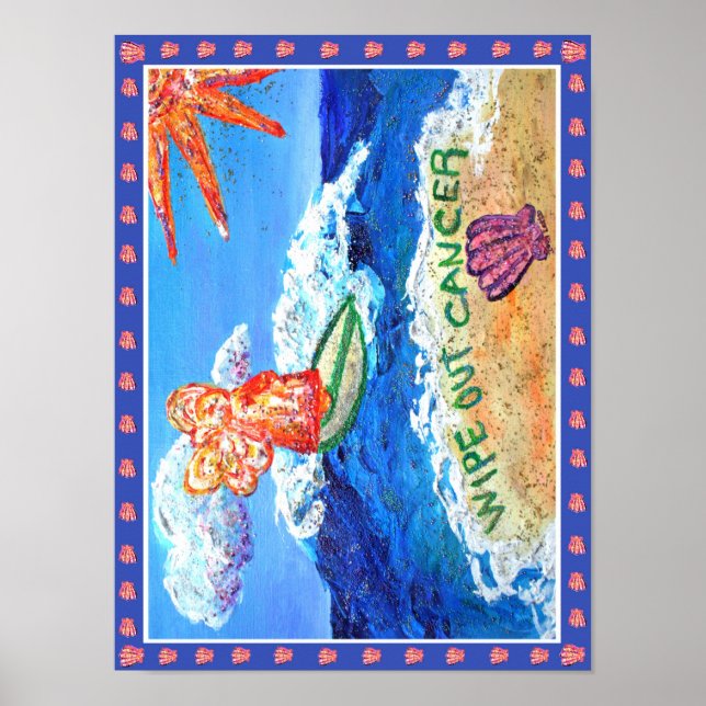 Wischen Sie Krebs-Engel-Poster ab Poster (Vorne)