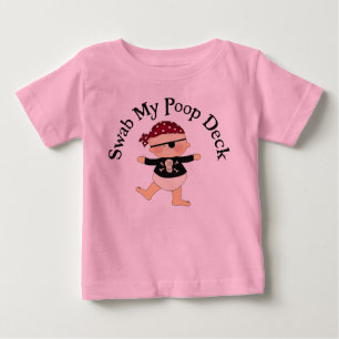 Wischen Sie mein kacken Plattform auf Baby T-shirt