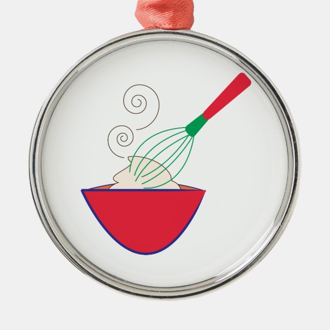 Wischen Sie und rollen Sie Ornament Aus Metall (Vorne)