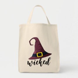 Wischhut, Hexenhut, lustiges Halloween Tragetasche